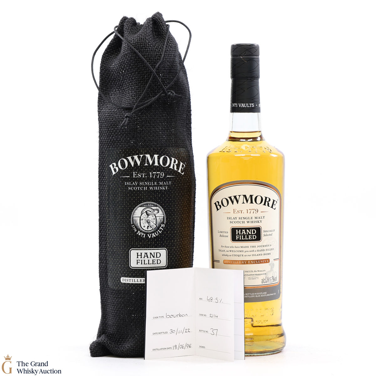 Bowmore - 26 Year Old 1996 - Bourbon #2114 Hand Fill 2022