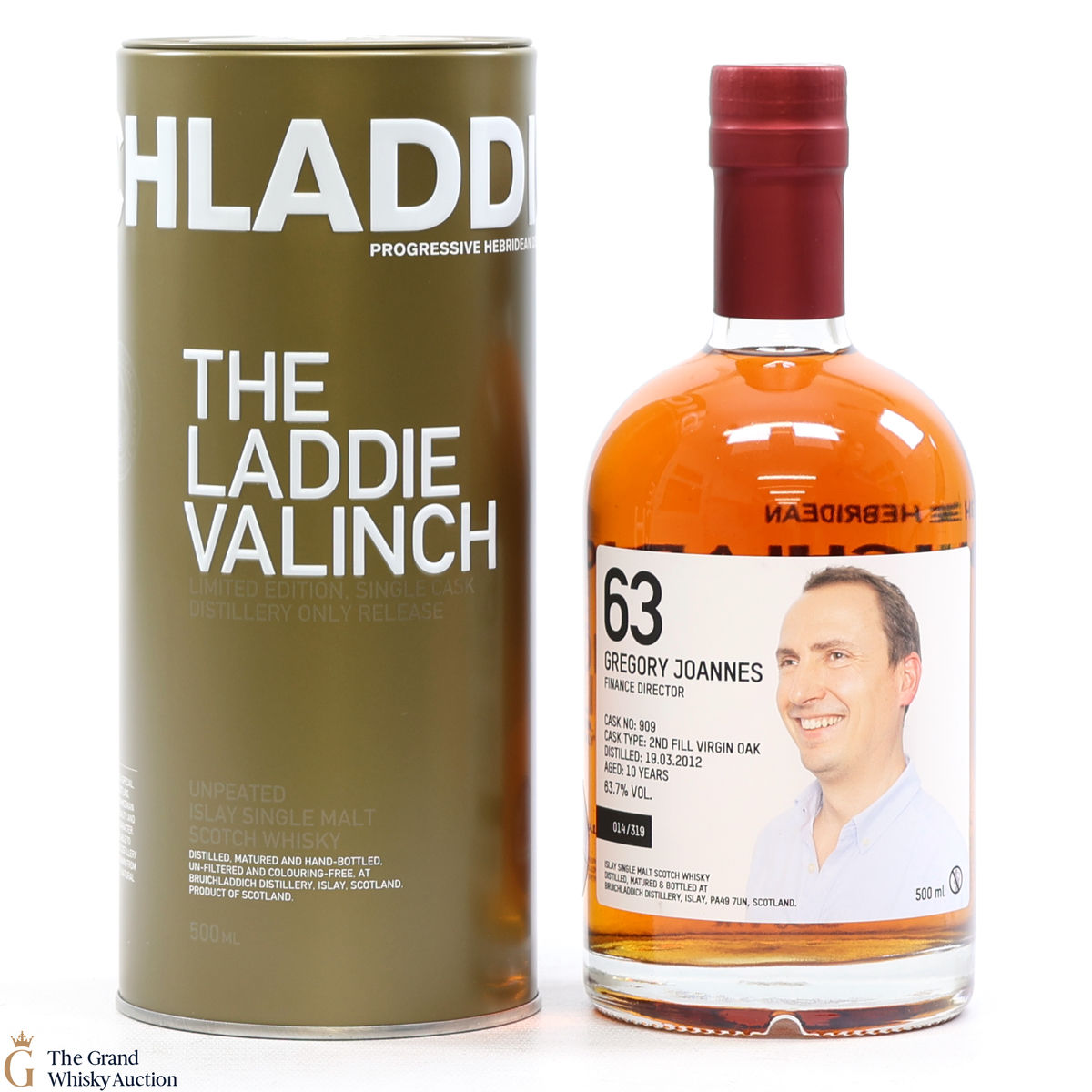 Bruichladdich - 10 Year Old 2012 Gregory Joannes Valinch #63 50cl