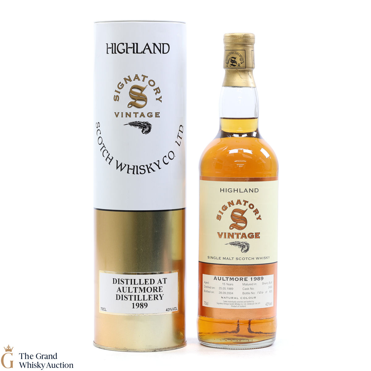 Aultmore - 15 Year Old 1989 - Signatory Vintage 