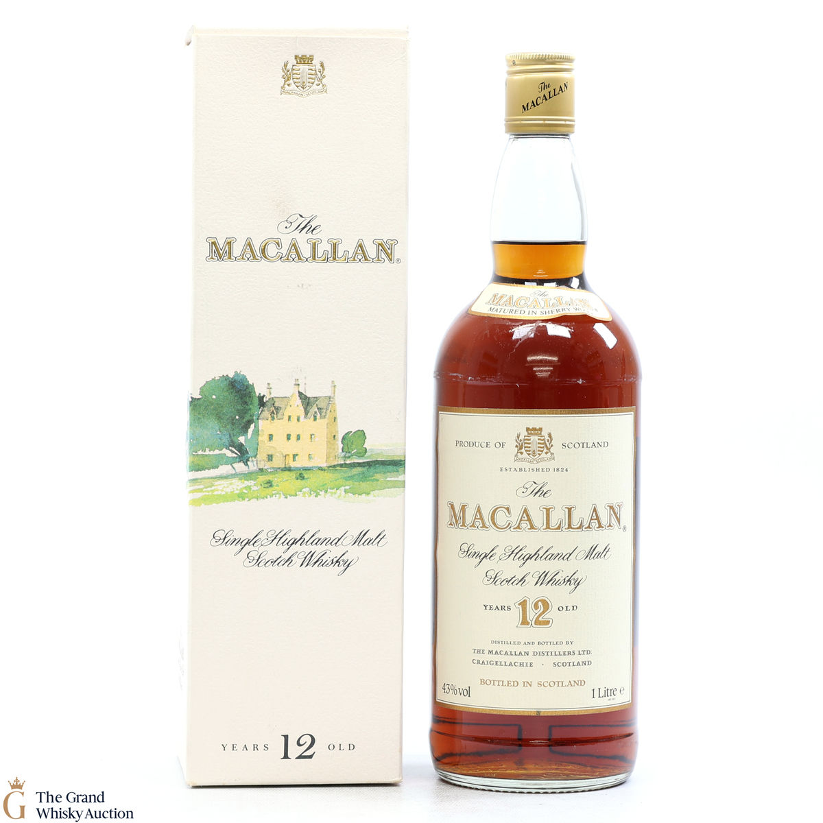 Macallan - 12 Year Old (1990s)  - 1L