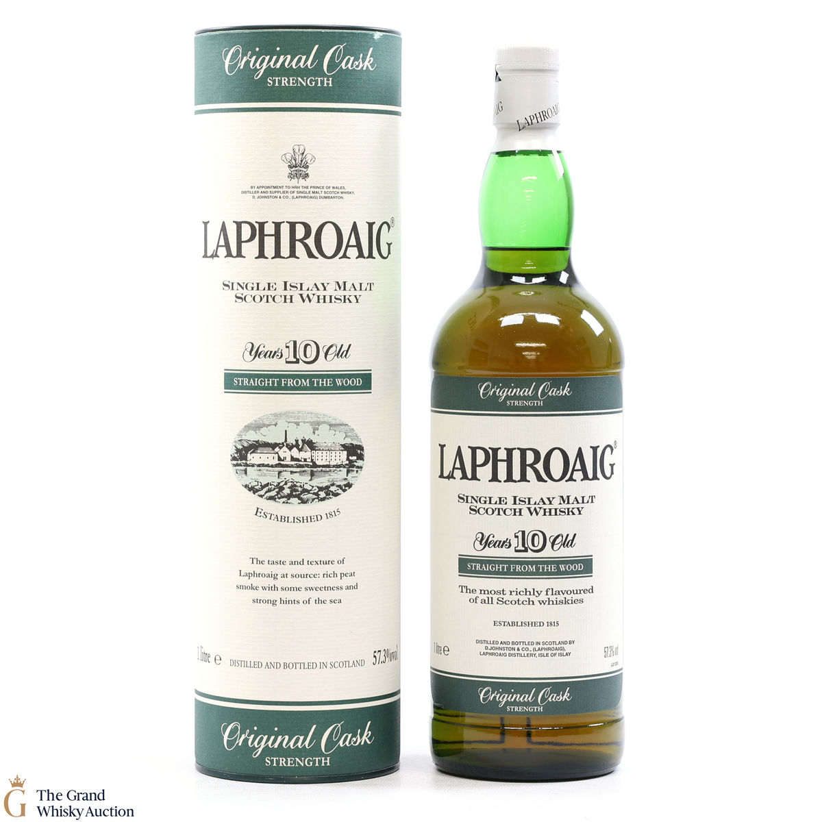 Laphroaig - 10 Year Old - Original Cask Strength 57.3% 1L