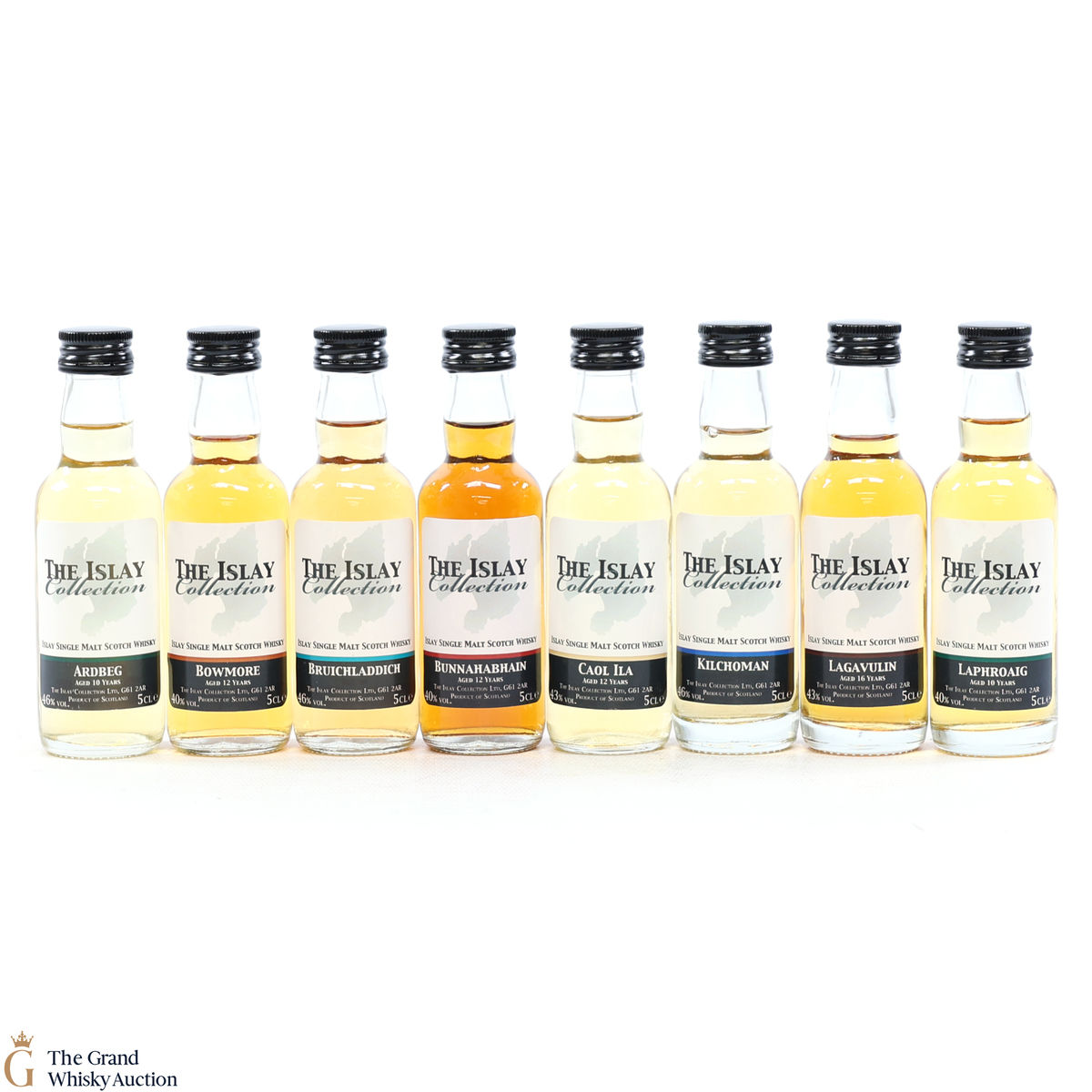 The Islay Collection - 8 x 5cl Minis with Glass