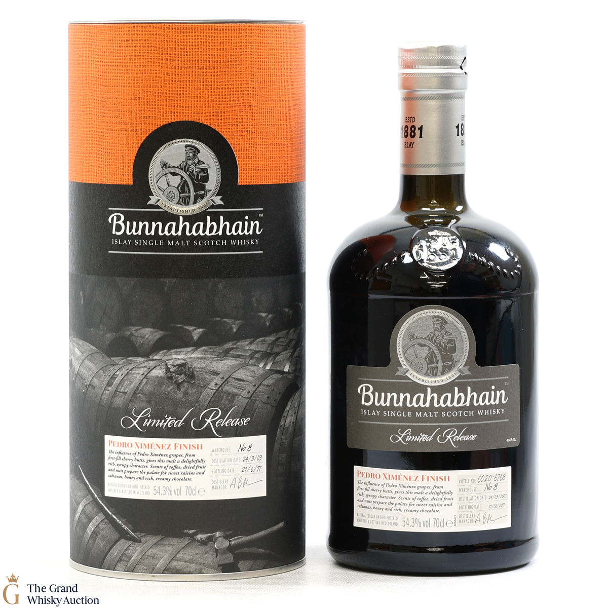 Bunnahabhain - 2003 - Limited Release - Pedro Ximénez Finish