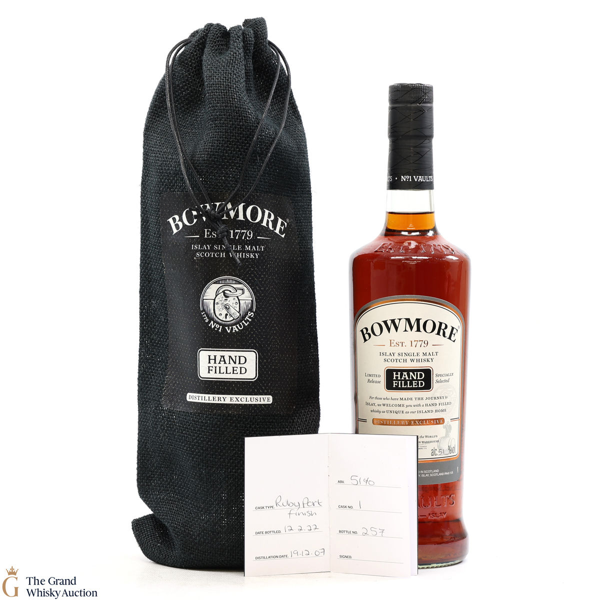 Bowmore - 14 Year Old 2007 - Ruby Port Finish #1 - Hand Fill 2022