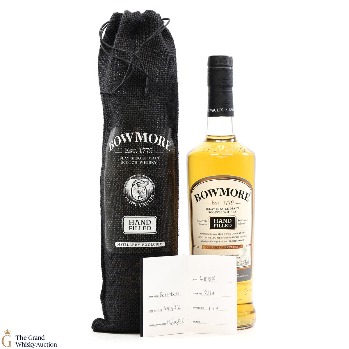 Bowmore - 26 Year Old 1996 - Bourbon #2114 Hand Fill 2022