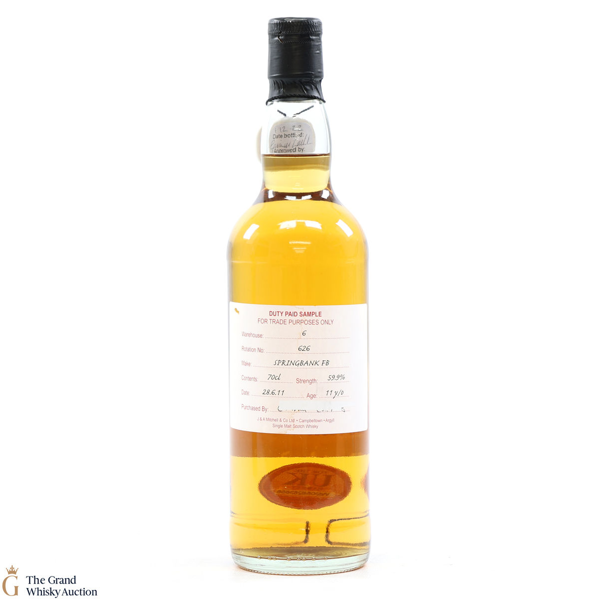 Springbank - 11 Year Old 2011 Fresh Barrel Duty Paid Sample