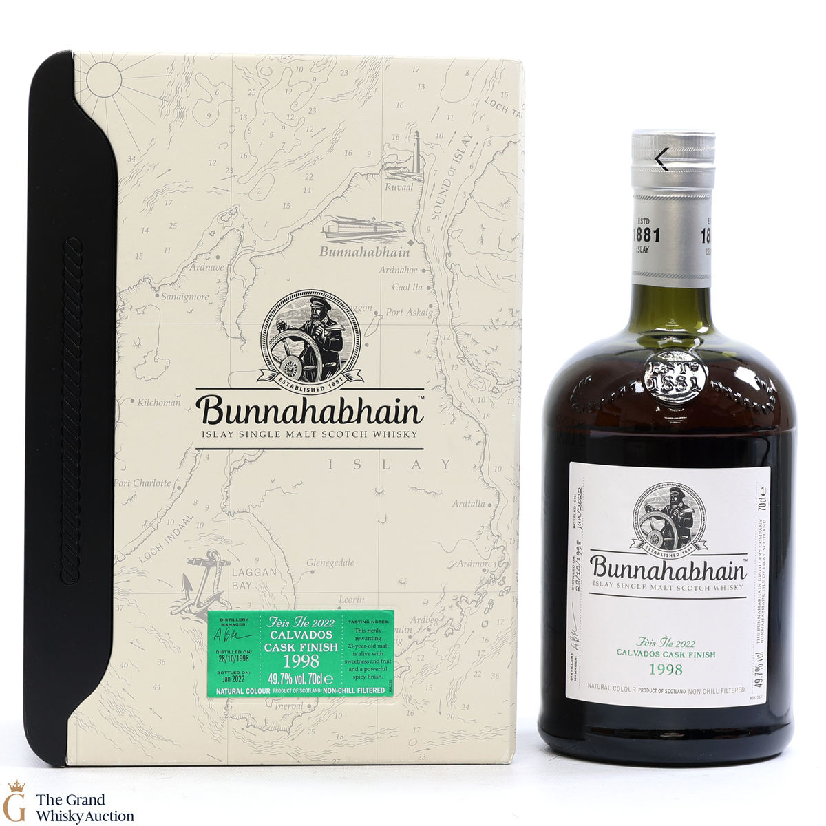 Bunnahabhain - 1998 Calvados Cask Finish Fèis Ìle 2022