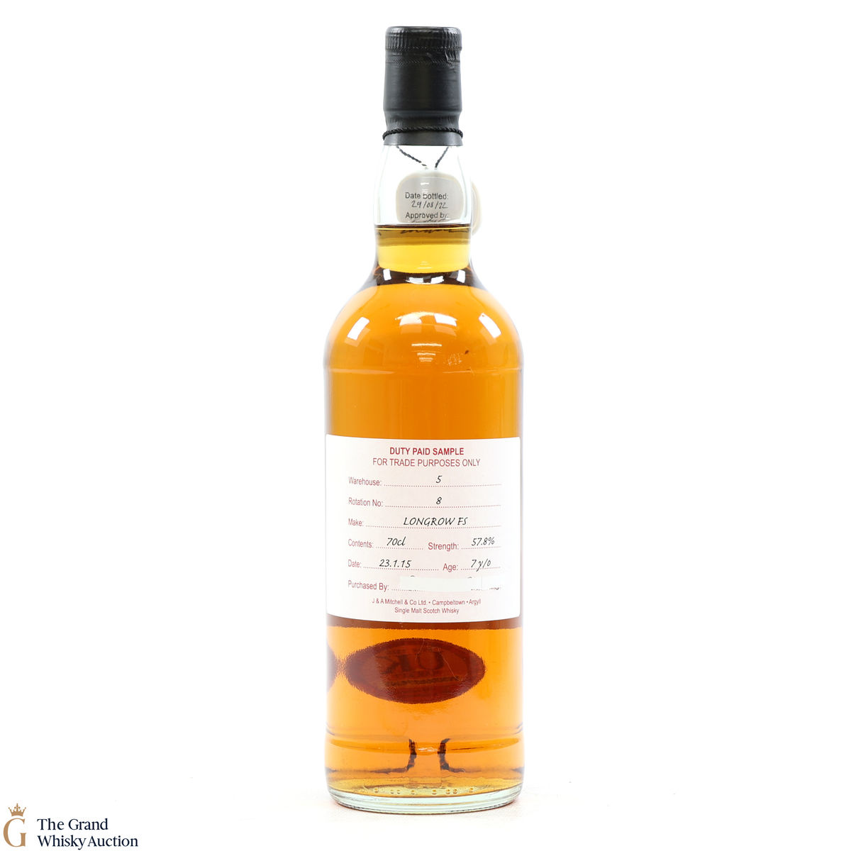 Longrow - 7 Year Old Fresh Sherry 2015 Duty Paid Sample 