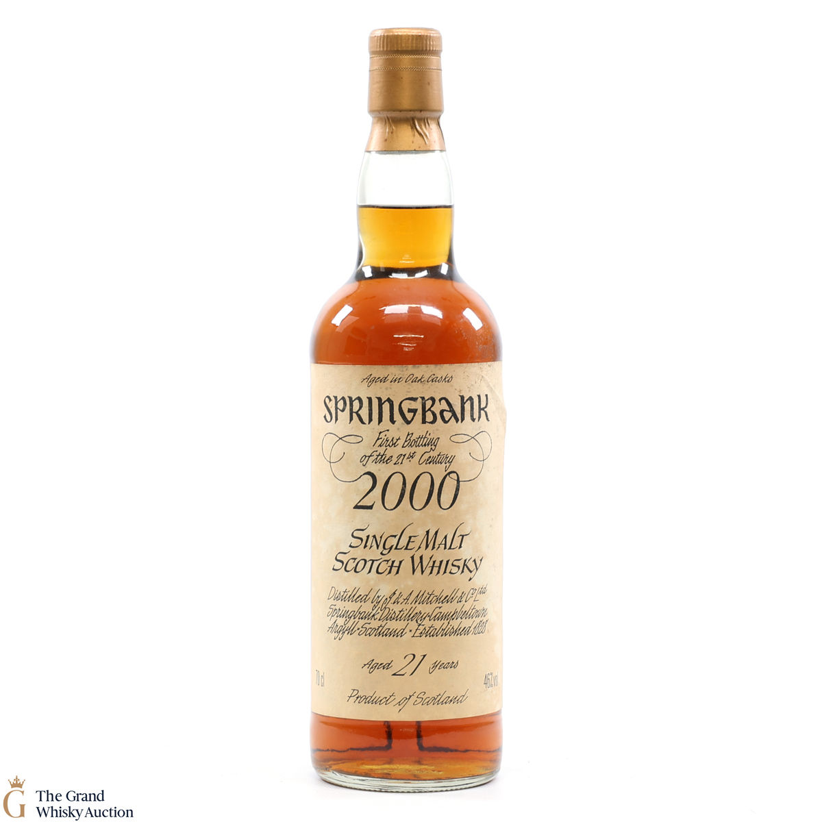 Springbank - 21 Year Old 2000 First Bottle Of The 21st Century (Signed)