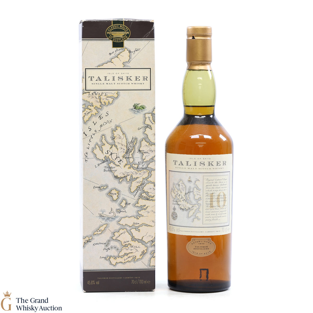 Talisker - 10 Year Old - Map Label 