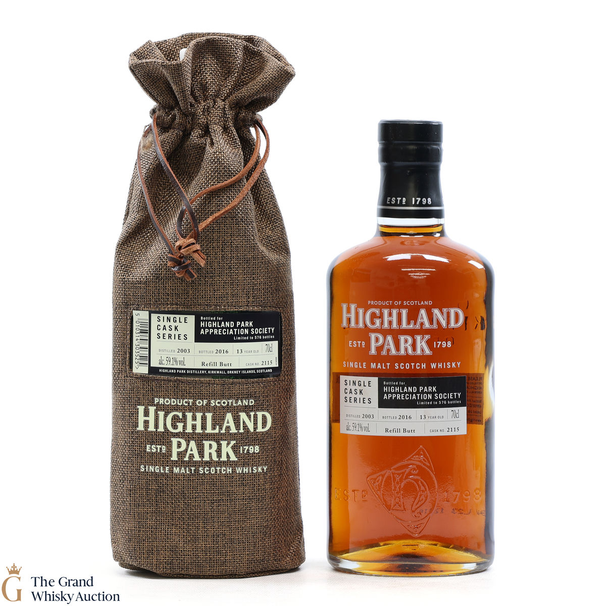 Highland Park - 13 Year Old - Single Cask #2115 - Highland Park Appreciation Society
