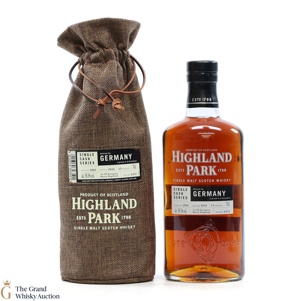 Highland Park - 13 Year Old - Single Cask #6353 - Germany 