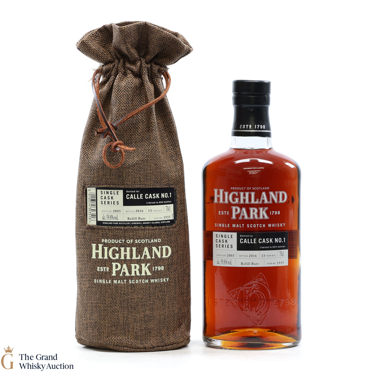 Highland Park - 13 Year Old 2003 Single Cask #1935 Calle Cask No.1