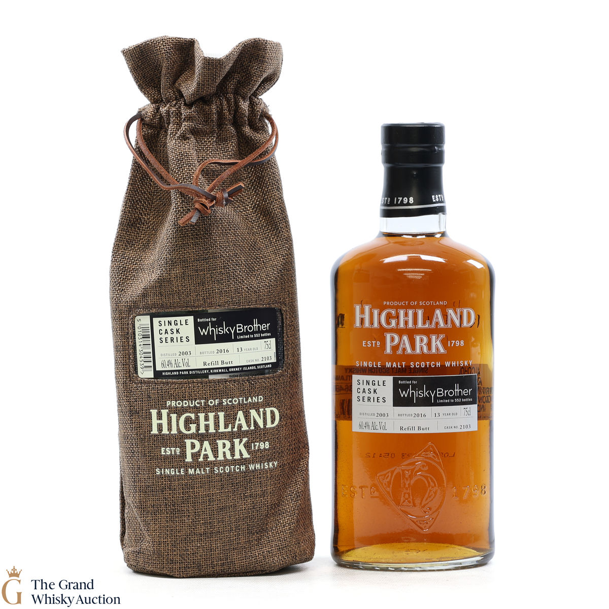 Highland Park - 13 Year Old - Single Cask #2103 - Whisky Brother 75cl
