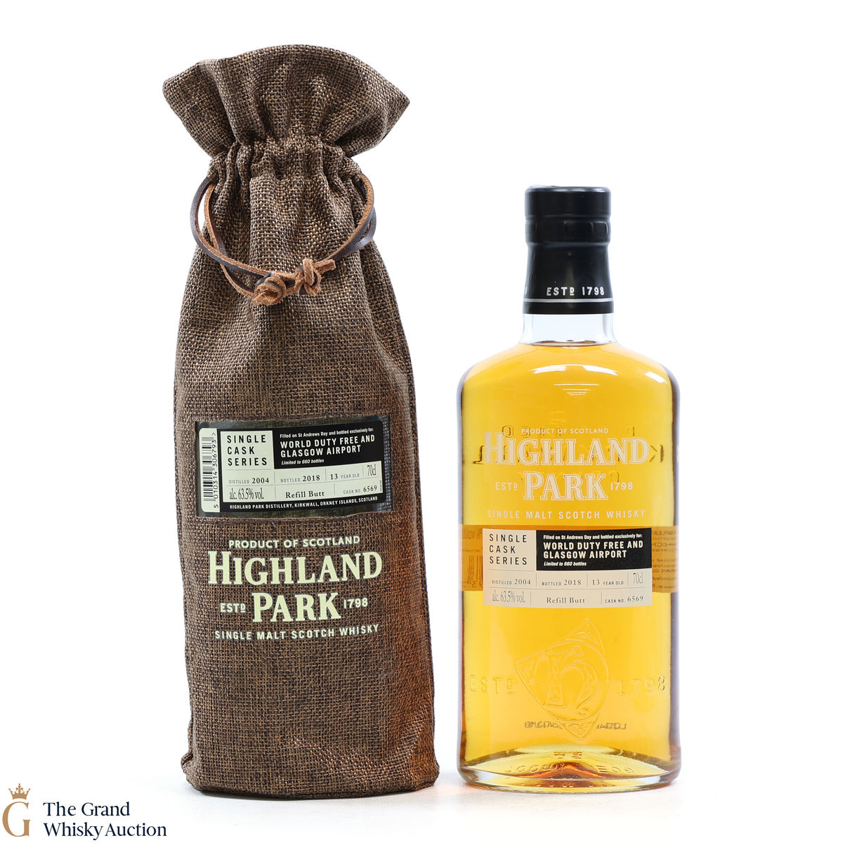 Highland Park - 13 Year Old - Single Cask #6569 - World Duty Free & Glasgow Airport
