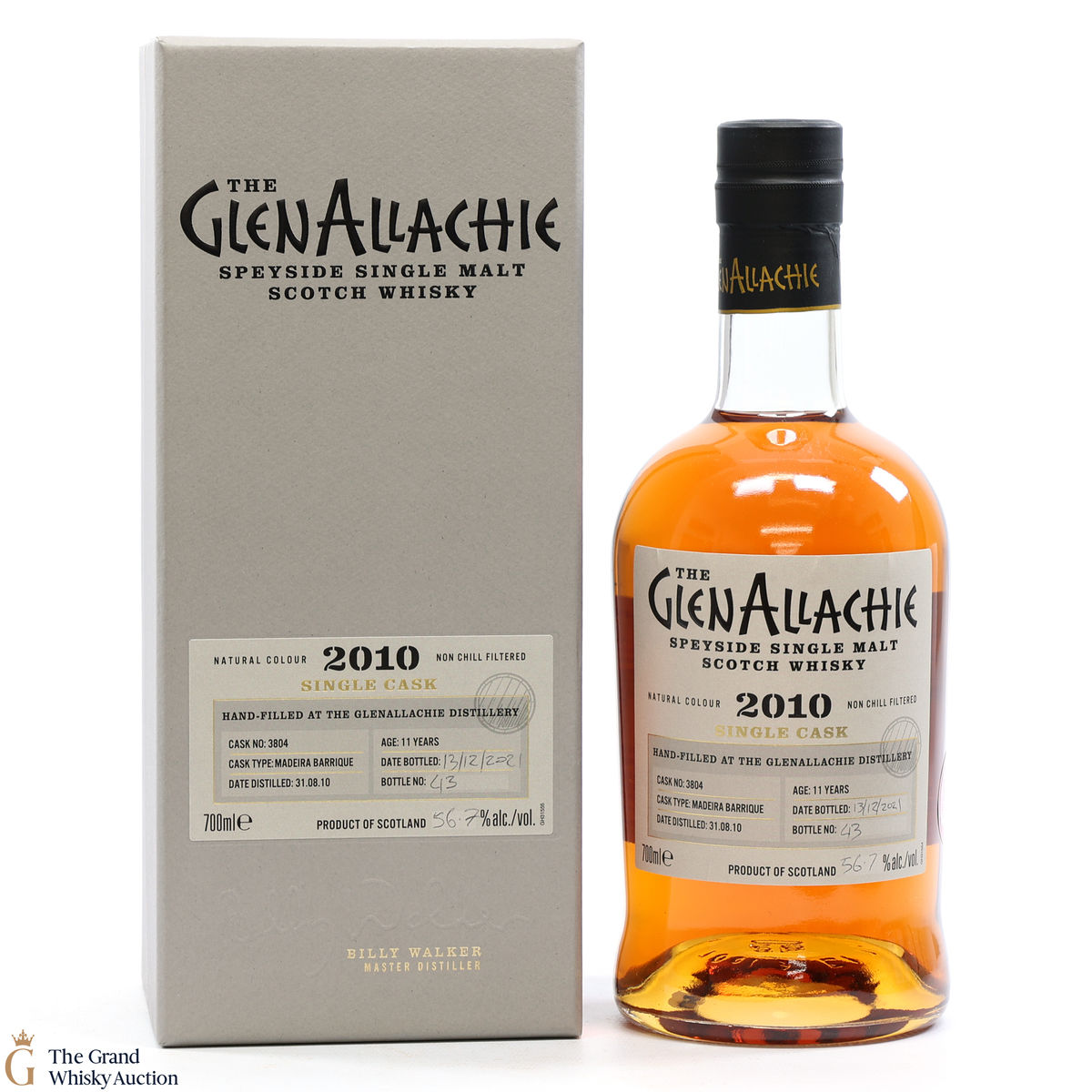 GlenAllachie - 11 Year Old 2010 - Single Cask #3804