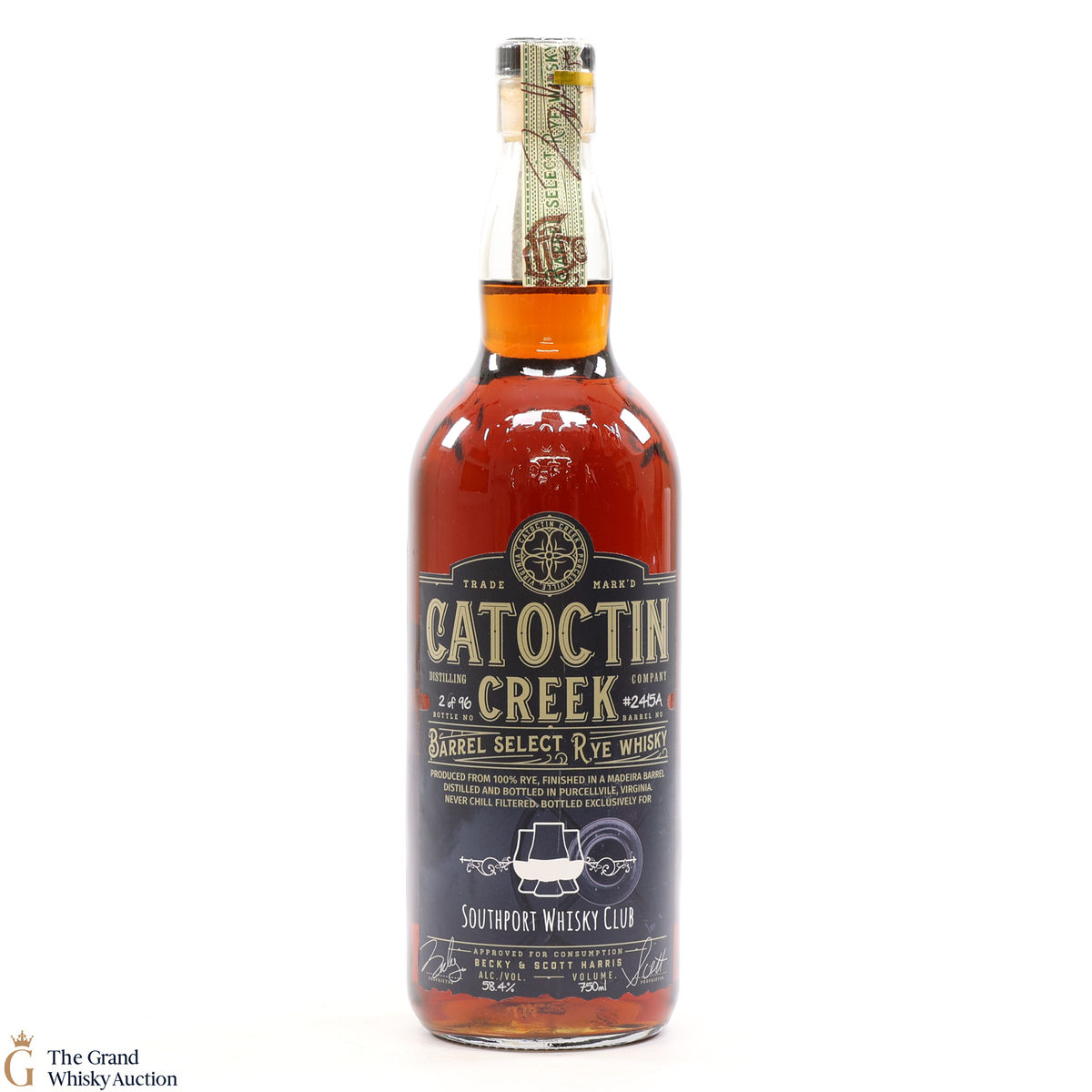 Catoctin Creek - Madeira Finish Rye Whisky - Southport Whisky Club (75cl)