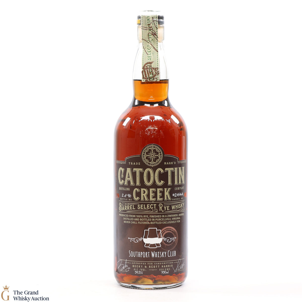 Catoctin Creek - Zinfandel Barrel Finish Rye Whisky - Southport Whisky Club (75cl)