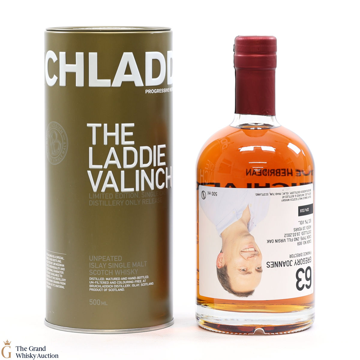 Bruichladdich - 10 Year Old 2012 Gregory Joannes Valinch #63 50cl