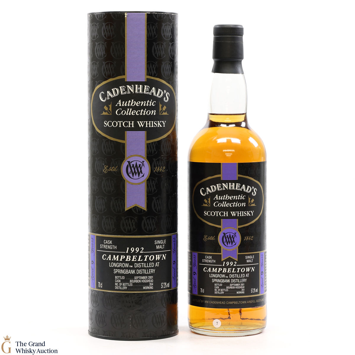 Longrow - 9 Year Old 1992 - Cadenhead's Authentic Collection