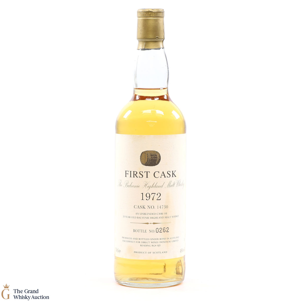 Balvenie - 20 Year Old 1972 First Cask #14730