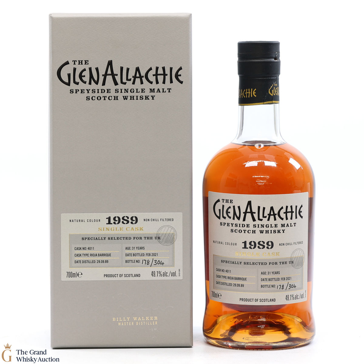 GlenAllachie - 31 Year Old 1989 Single Cask #4011