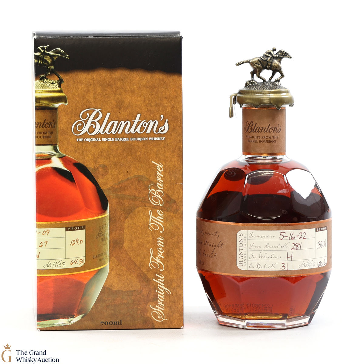 Blanton's - Straight From The Barrel - Cask Strength (66.2% ABV)