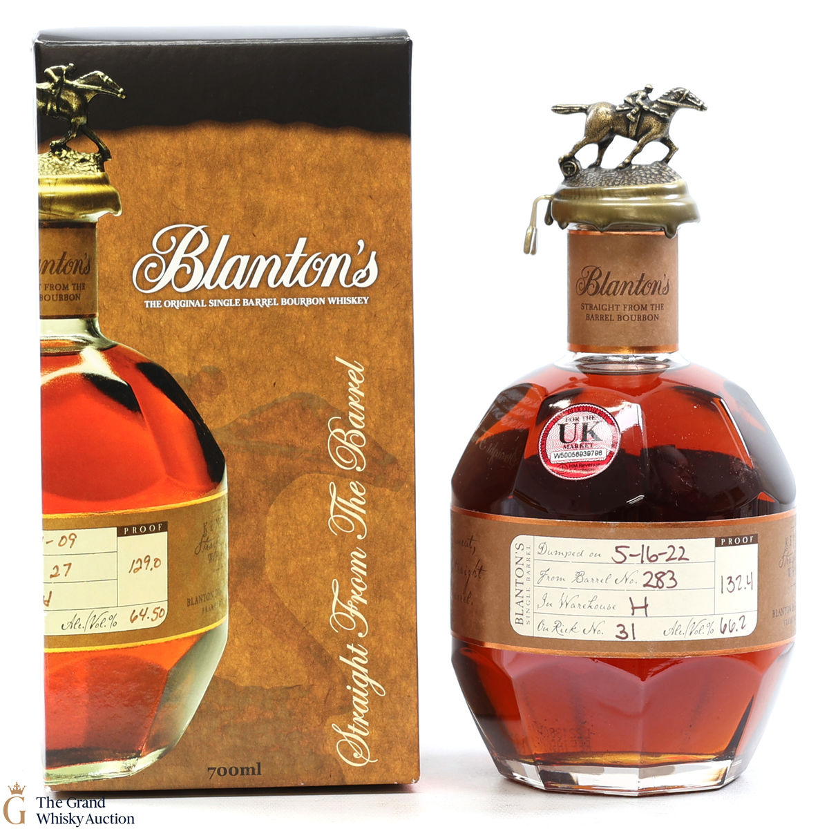 Blanton's - Straight From The Barrel - Cask Strength (66.2% ABV)