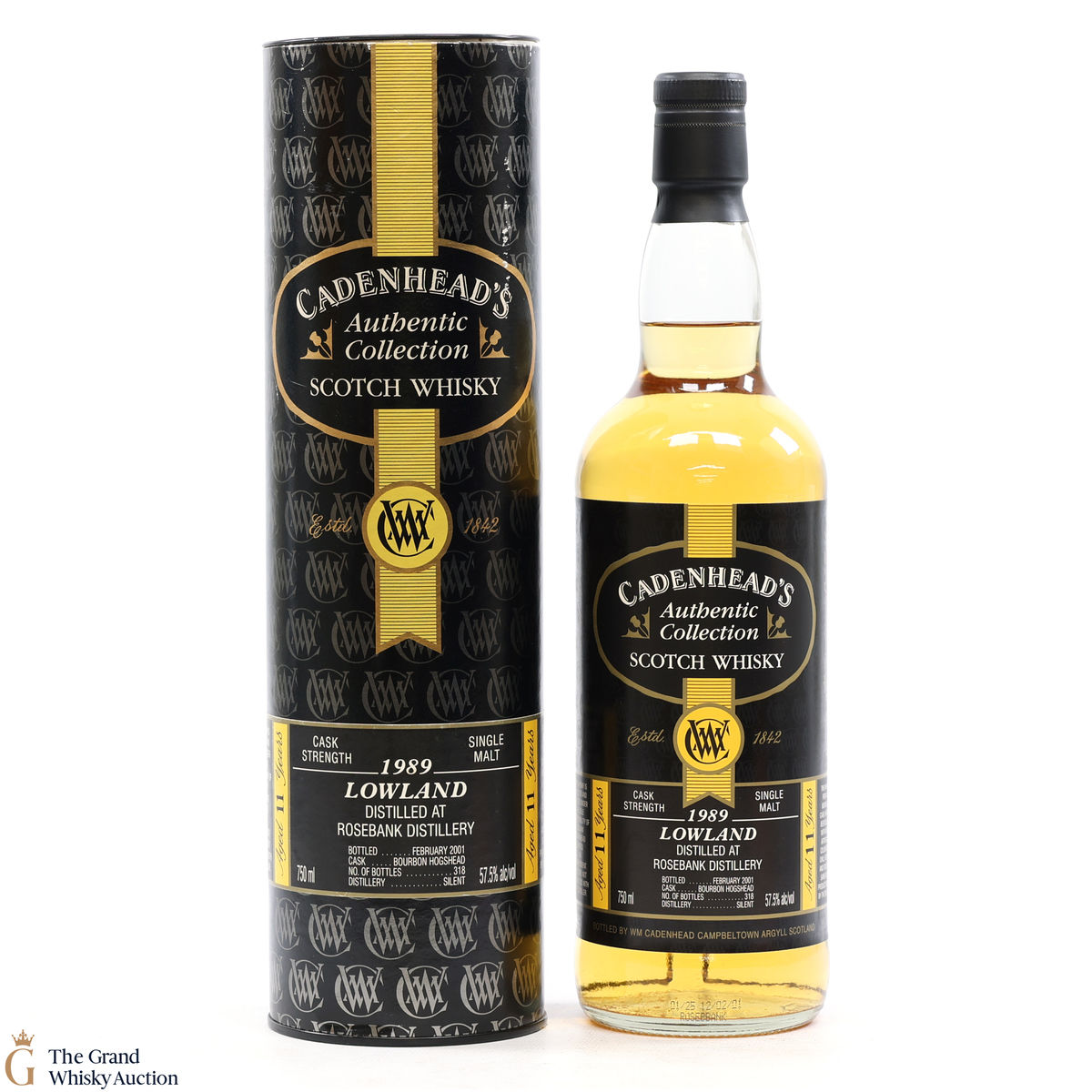 Rosebank - 11 Year Old 1989 - Cadenhead's Cask Strength
