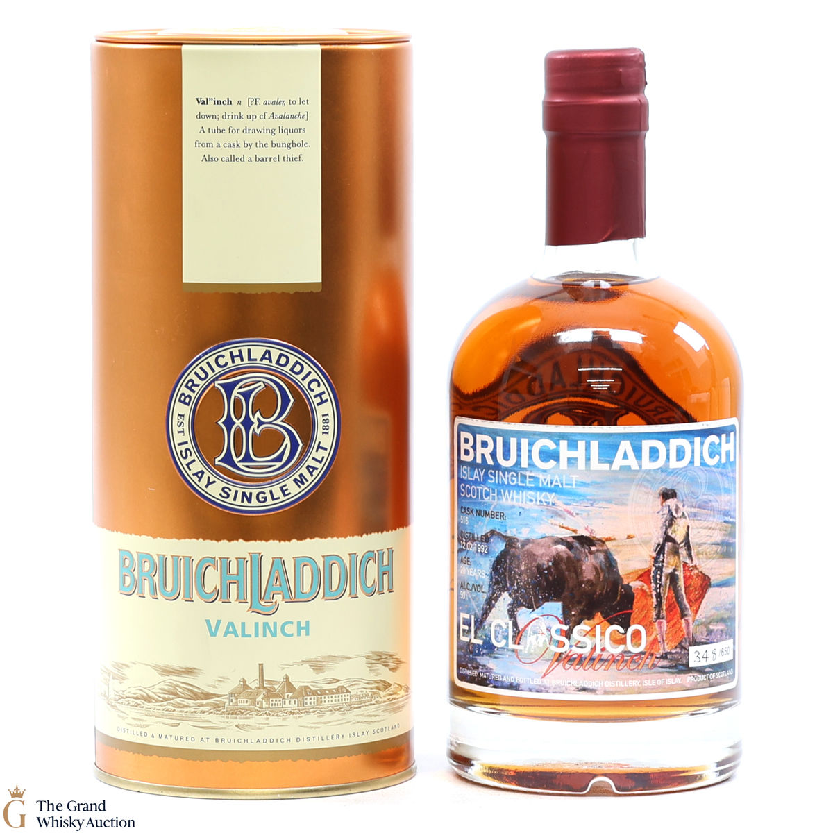 Bruichladdich - 20 Year Old - El Classico Valinch - 50cl (SIGNED)