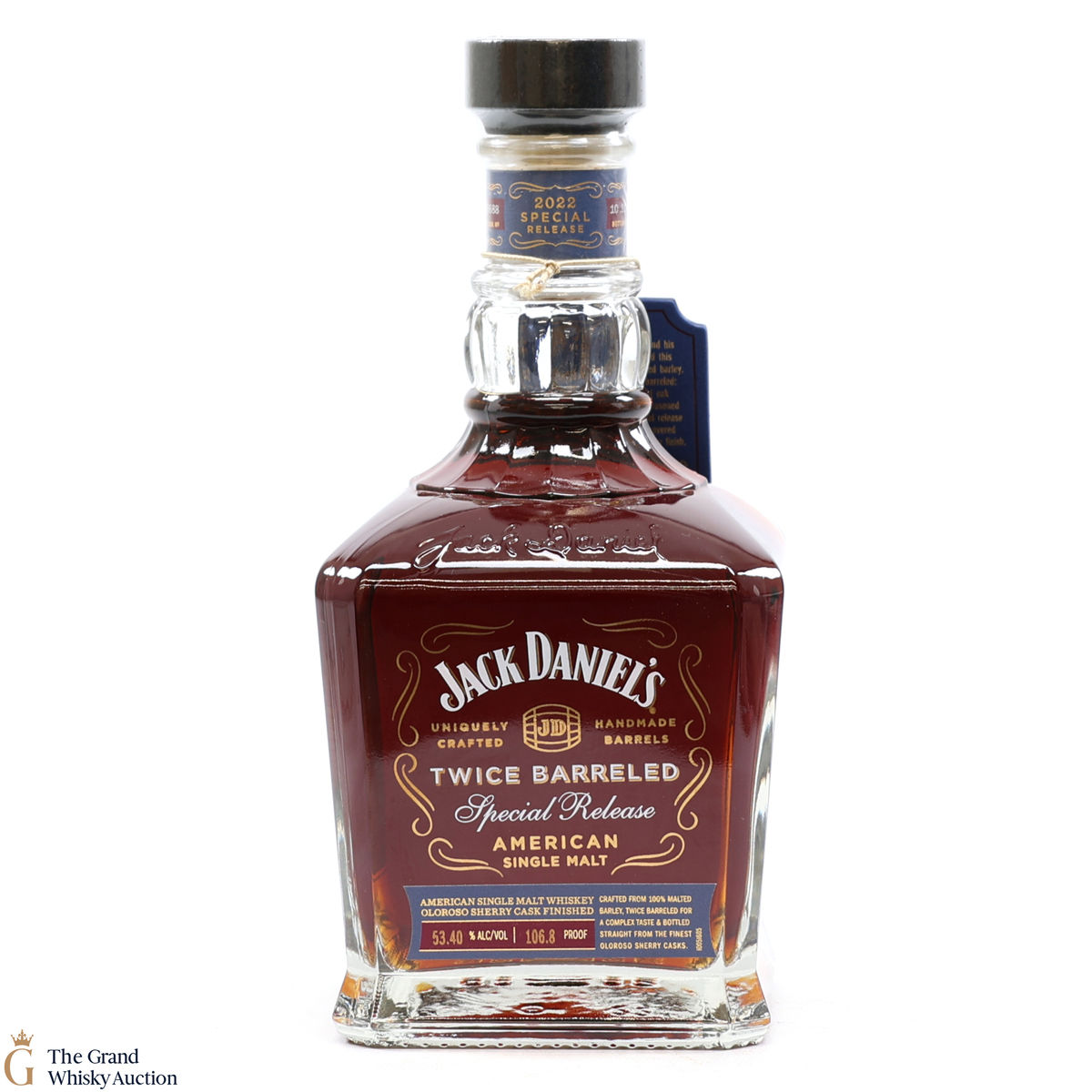 Jack Daniel's Twice Barreled American Single Malt 2022 Release (53.4% ABV)