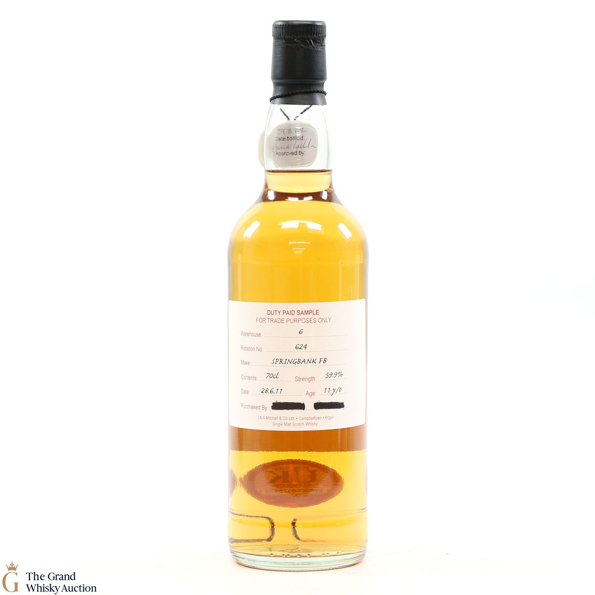 Springbank - 11 Year Old 2011 Fresh Barrel Duty Paid Sample