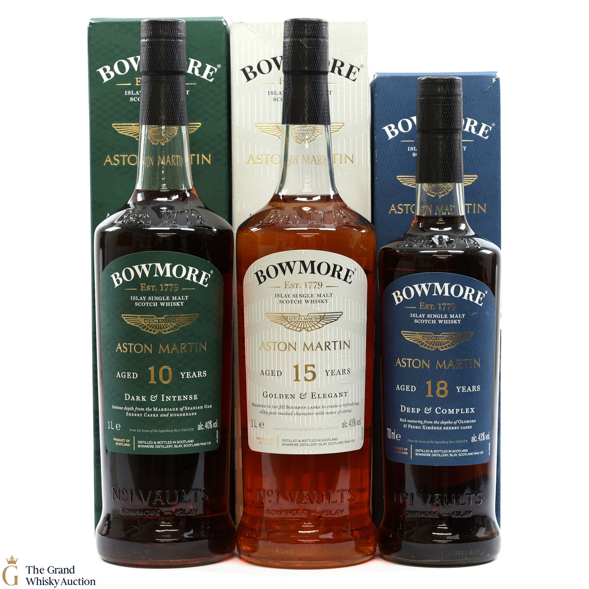 Bowmore - Aston Martin - Edition 1,2 & 3