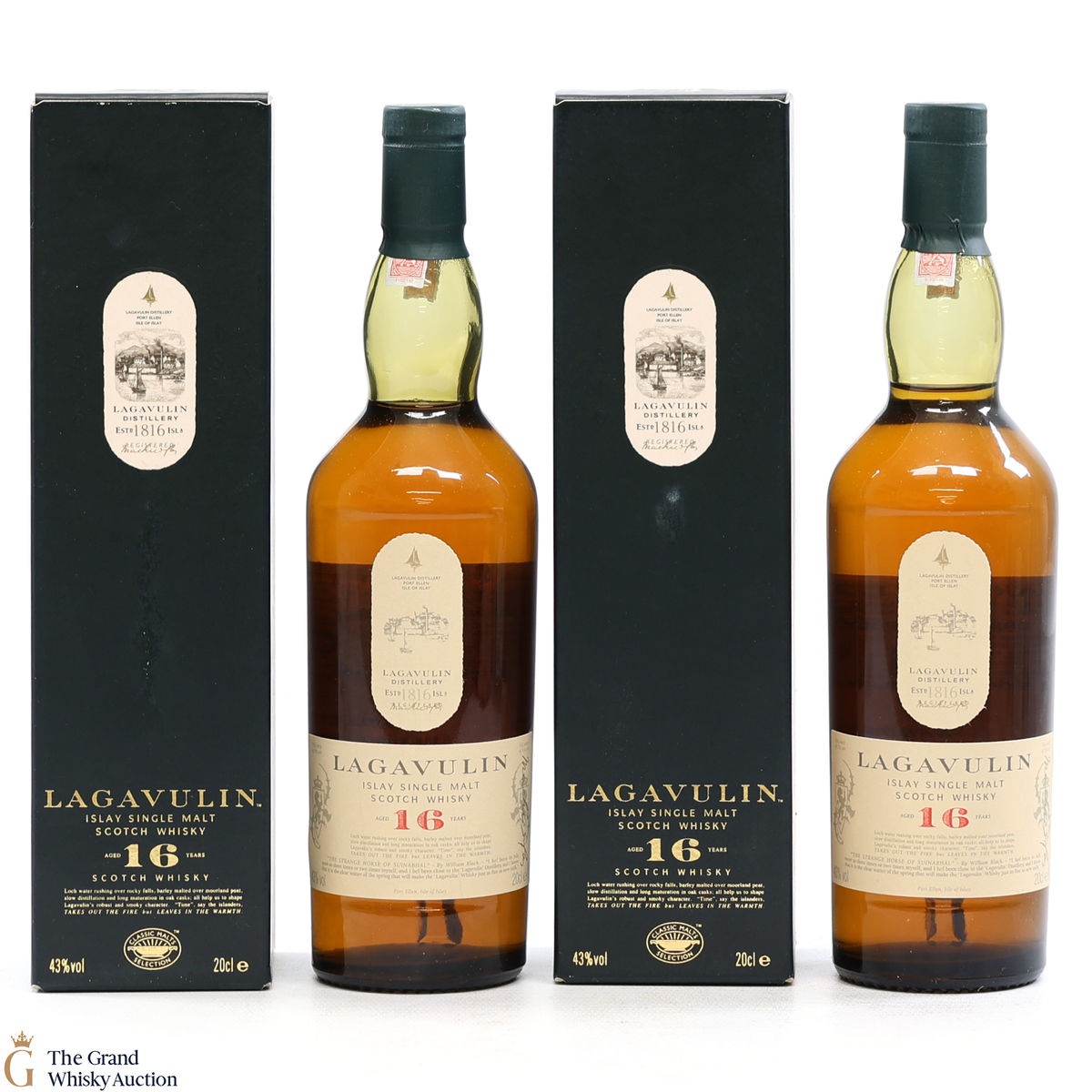 Lagavulin - 16 Year Old - 2 x 20cl