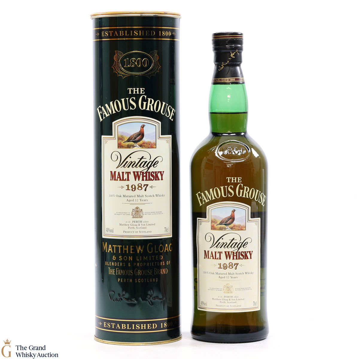 Famous Grouse - 12 Year Old - 1987 Vintage Matthew Gloag
