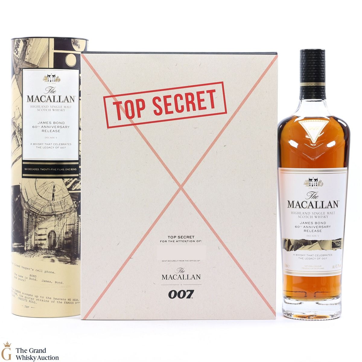 Macallan - James Bond 60th Anniversary - Decade V + Top Secret - Print