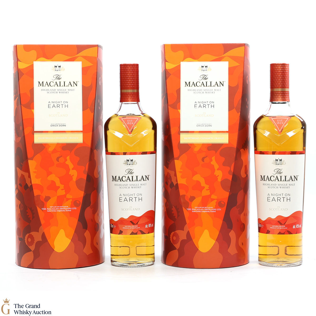 Macallan - A Night on Earth in Scotland (2 x 70cl) 40% and 43% 2022