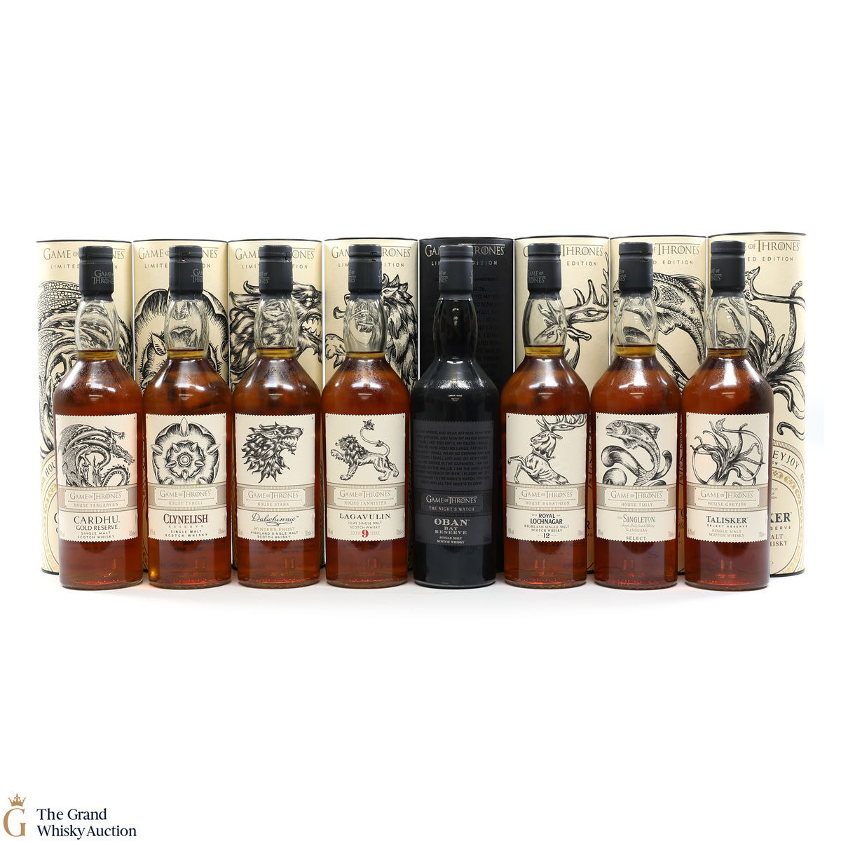 Game of Thrones - Limited Editions - 8 x 70cl