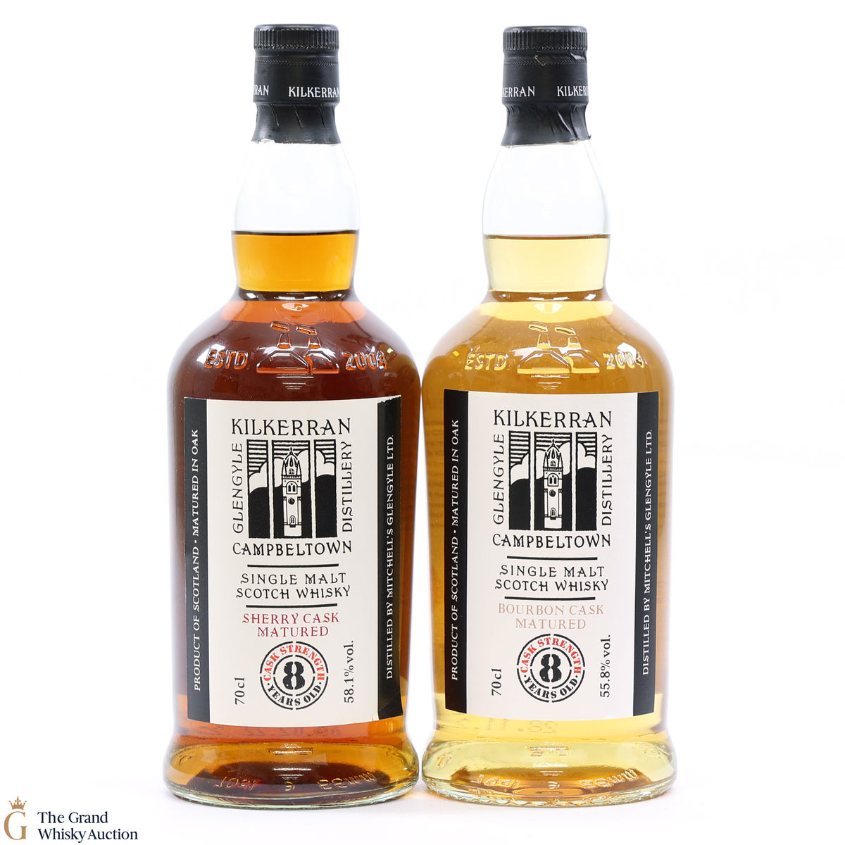 Kilkerran - 8 Year Old - Bourbon Cask & Sherry Cask (2 x 70cl)