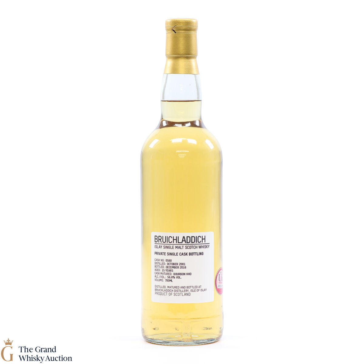 Bruichladdich - 15 Year Old 2001 - Private Single Cask #560