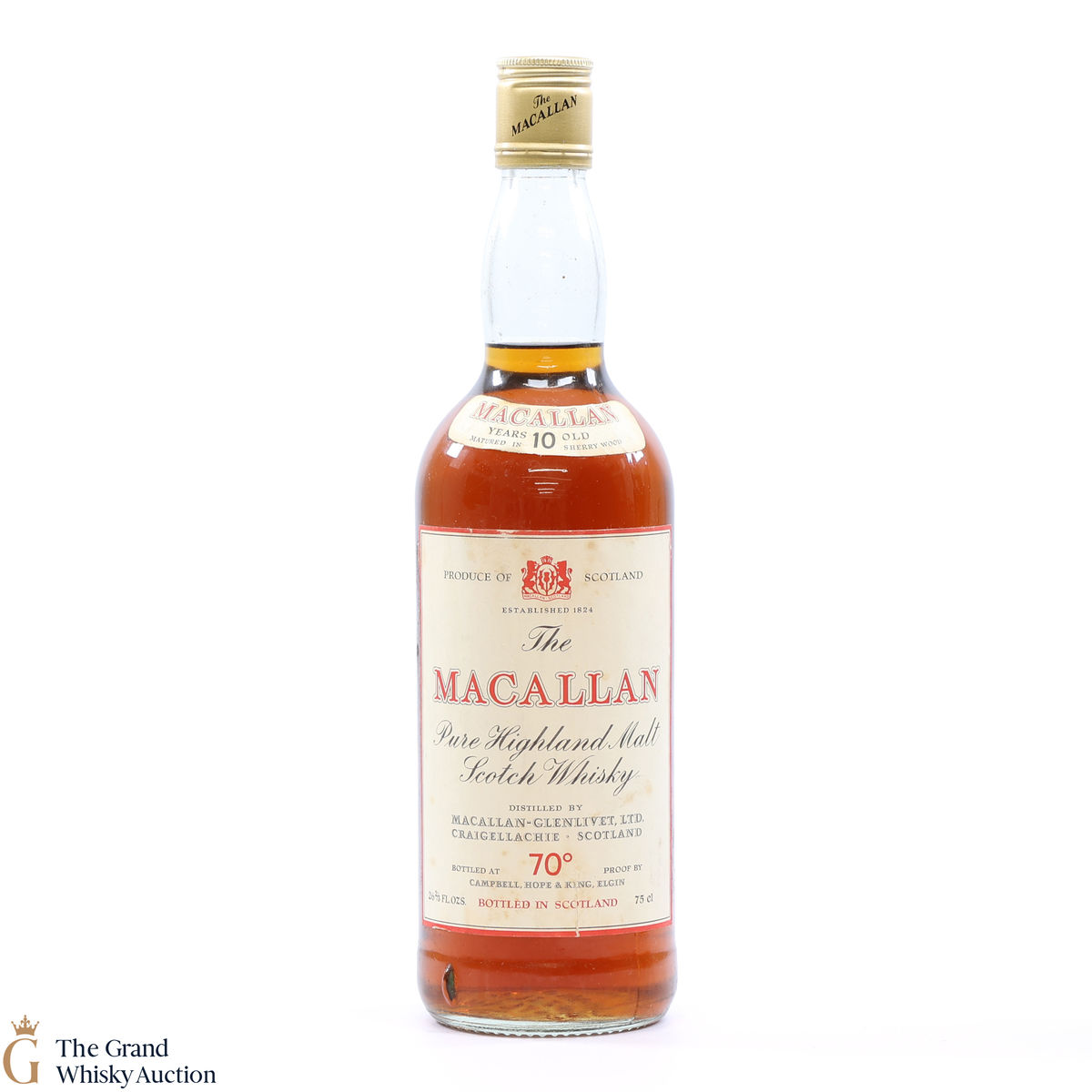 Macallan - 10 Year Old 70 Proof - Campbell, Hope & King