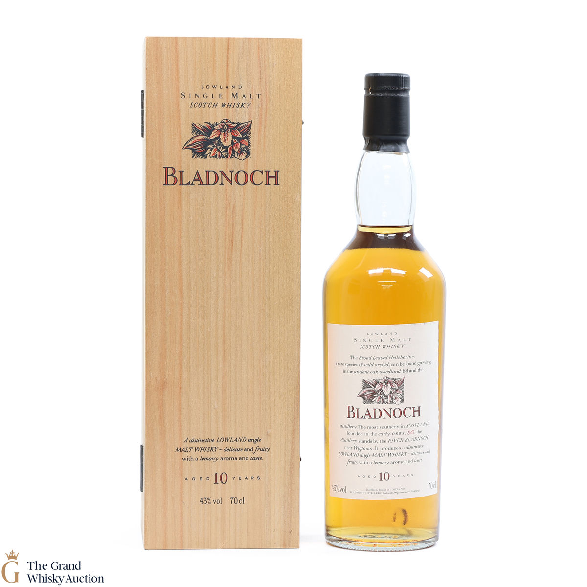 Bladnoch - 10 Year Old Flora and Fauna (Wooden Box)