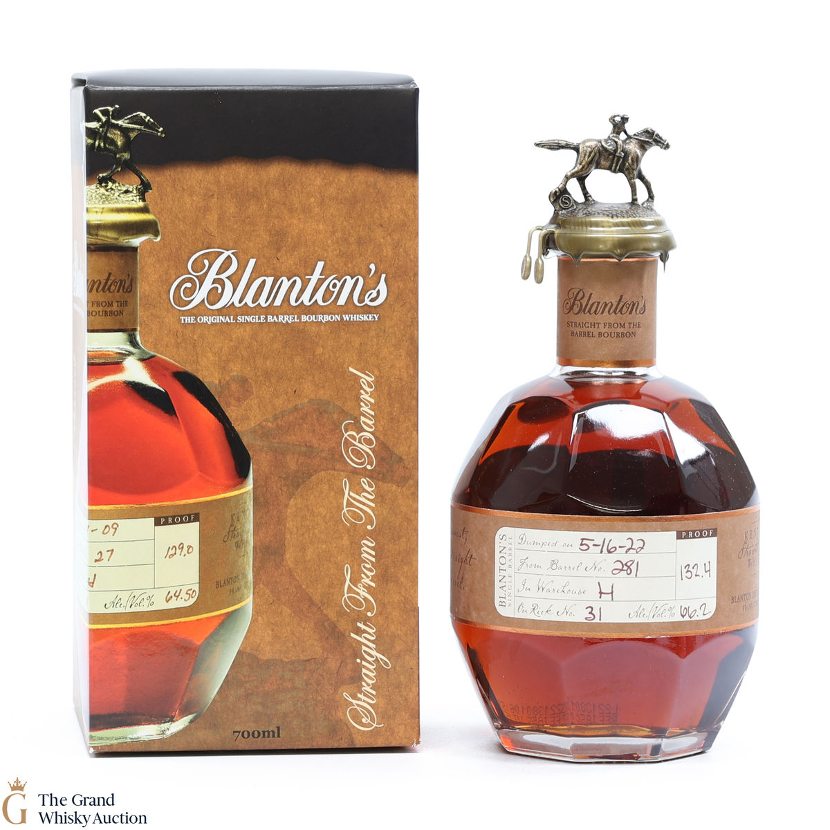 Blanton's - Straight From The Barrel - Cask Strength (64.5% ABV)
