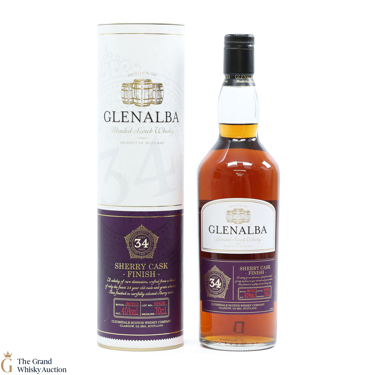Glenalba - 34 Year Old - Sherry Cask Finish