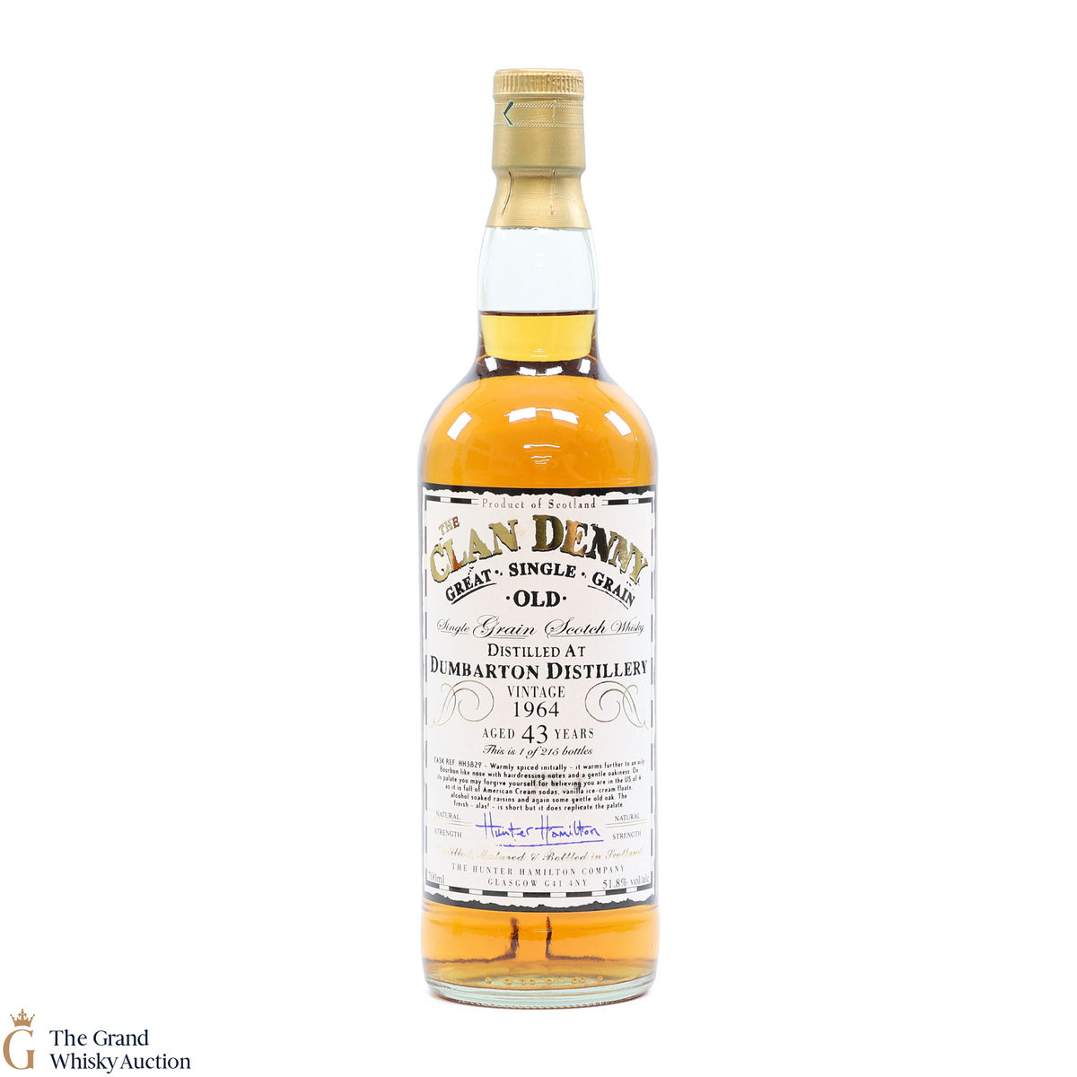Dumbarton - 43 Year Old - Vintage 1964 - Clan Denny