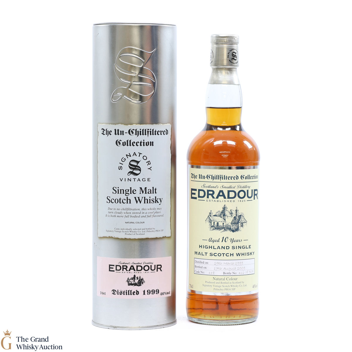 Edradour - 10 Year Old 1999 #118 - Signatory The Un-Chillfiltered Collection