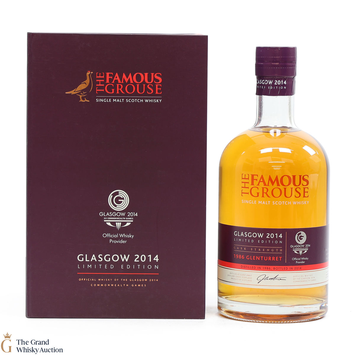 Glenturret - 1986 - Famous Grouse - Glasgow Commonwealth Games 2014 Limited Edition