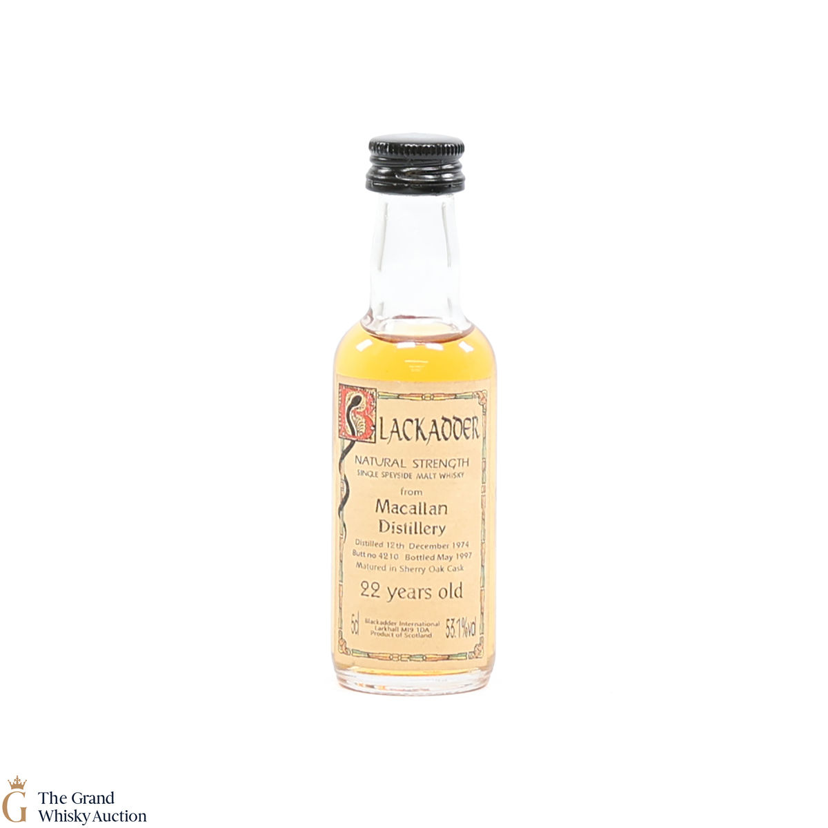 Macallan - 22 Year Old 1974 - Blackadder (5cl)