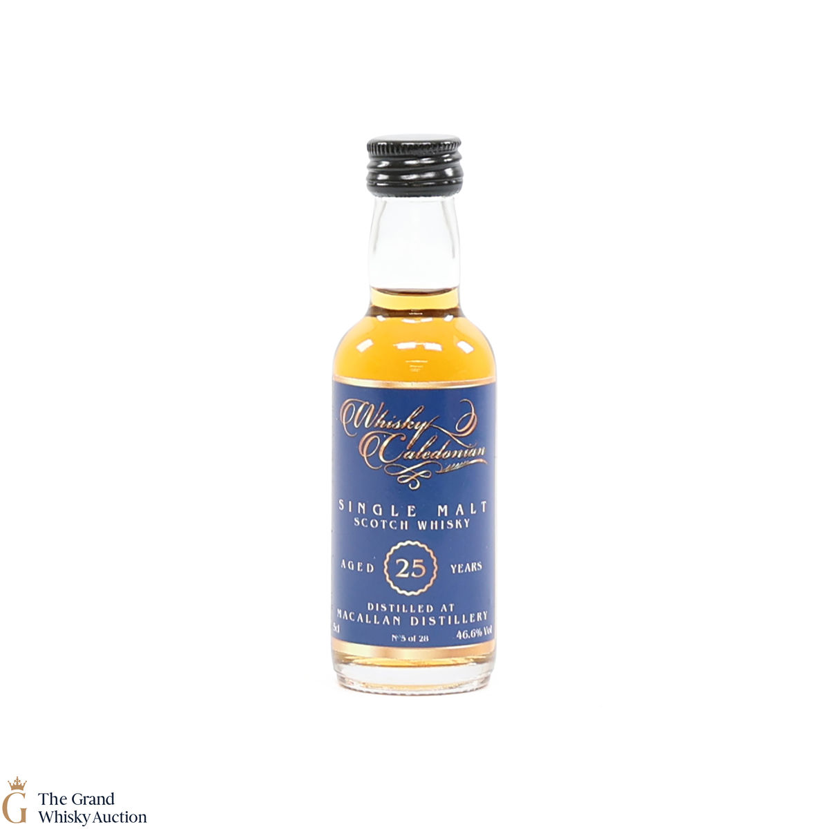 Macallan - 25 Year Old - Whisky Caledonian Blue Label 5cl
