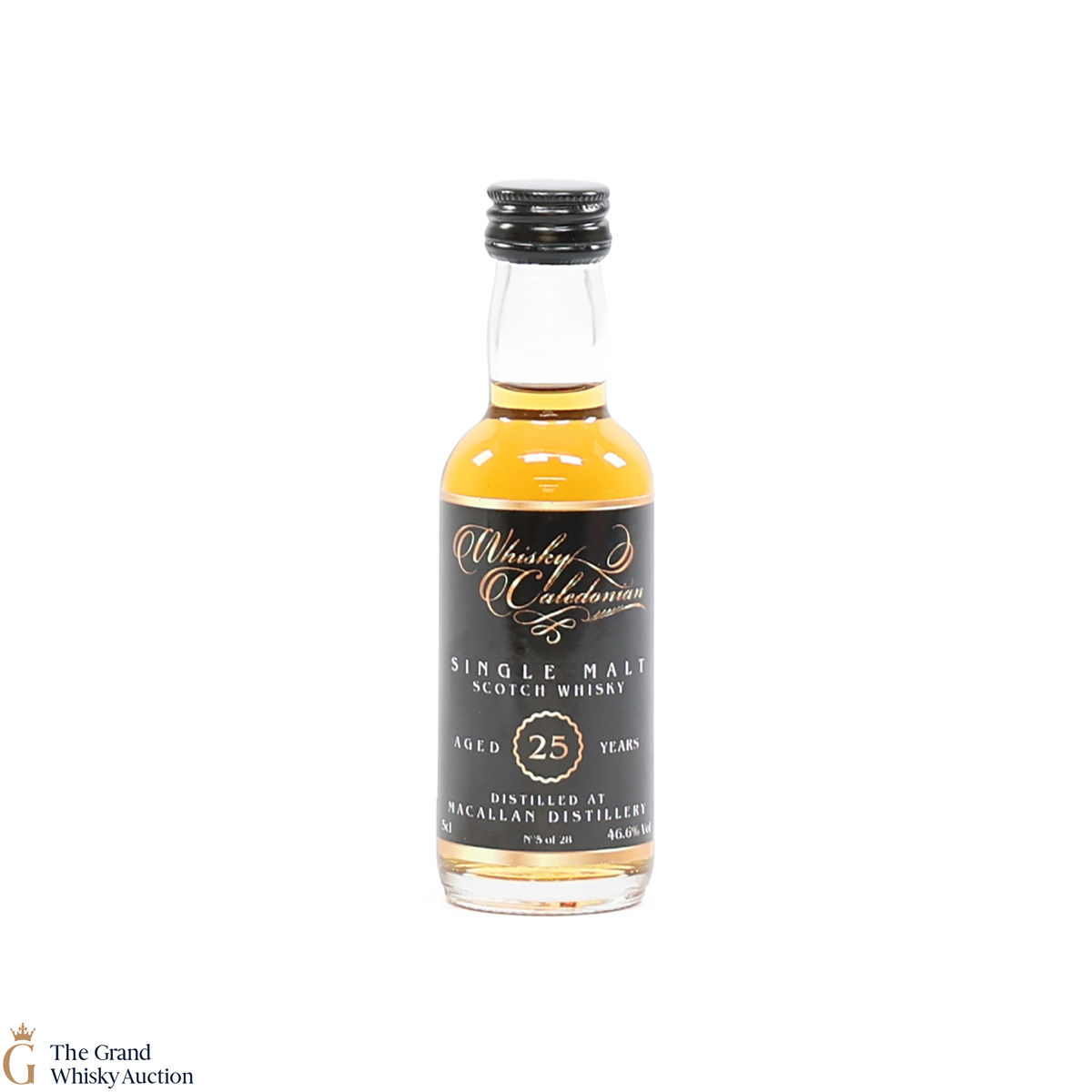 Macallan - 25 Year Old - Whisky Caledonian Black Label 5cl